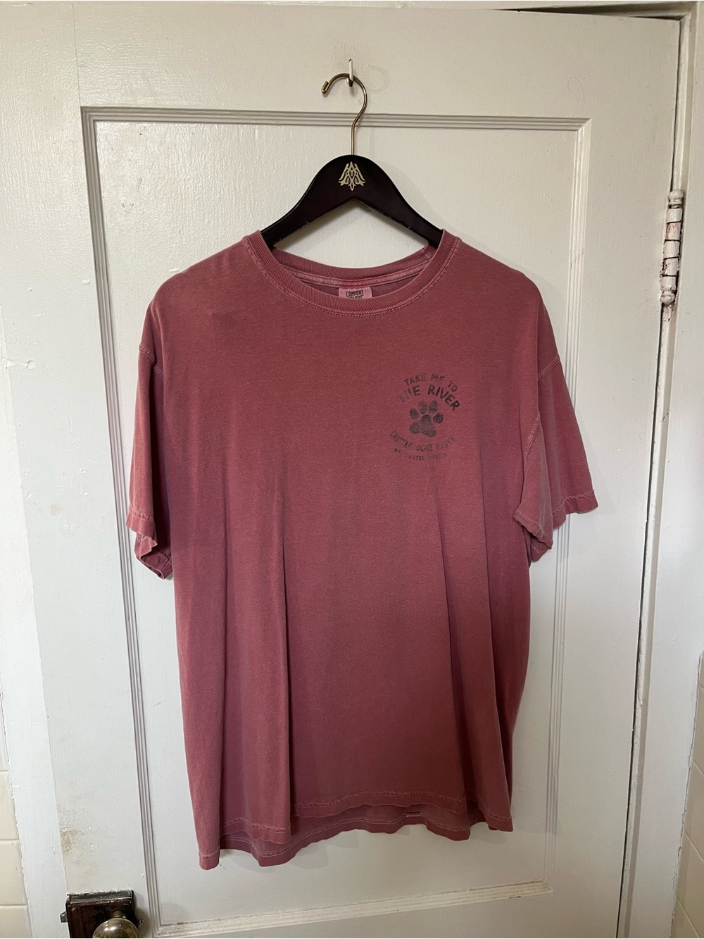 Comfort Colors Take Me To The River Graphic Tee Unisex Large EUC